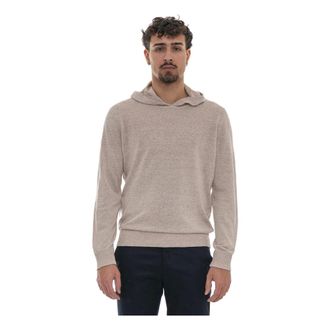 Gran Sasso Hoodies, male, Beige, Size: 3XL Round-necked pullover