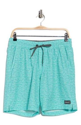 Hurley Static Volley Swim Shorts in Blizzard at Nordstrom Rack, Size X-Large