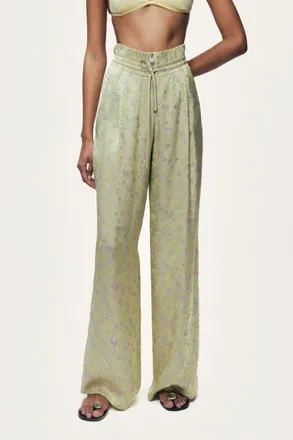 Nocturne Printed Wide Leg Trousers in Multi-Colored at Nordstrom, Size Large/x-Large