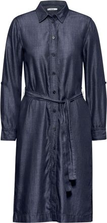 Cecil Overhemdjurk - Dames - Jurken - Blauw - Maat: XS