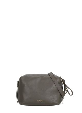 Coccinelle Pebbled Leather Handbag with Removable Shoulder Strap