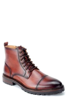 Warfield & Grand Tinley Cap Toe Boot in Chestnut at Nordstrom, Size 10