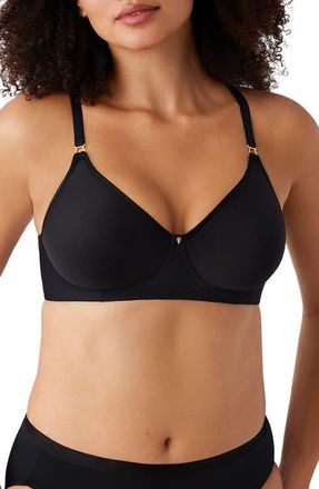 Wacoal Simply Done Wireless Convertible T-Shirt Bra in Black at Nordstrom, Size 36 C