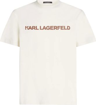 Karl Lagerfeld T-shirt con logo - Bianco