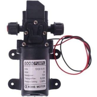 OEM Bomba De Agua De Alta Presi&oacute;n De 12 V Cc, 60 W, 130 Pies, 6 L/min Con Cebador De Diafragma - Crezuo