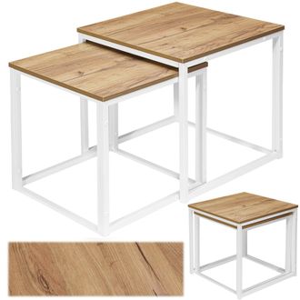 OEM Mesas De Centro Praven Craft White