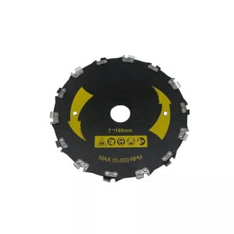 Generico Herramienta Disco Desbrozadora Sierra 25,4 X 180 Mm Ref 504419