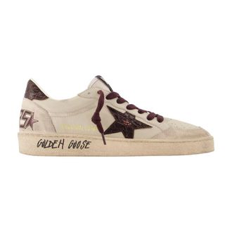 Golden Goose Ball Star Trainers - female - Golden Goose - Sneakers - Beige - 10 UK - Shoes