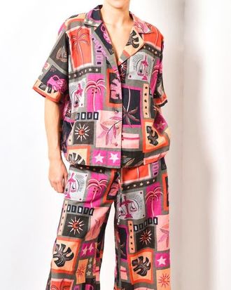 Walnut Melbourne Tropez Shirt in Tarot at Nordstrom, Size 10Short