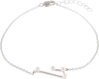 Splendid Pearls Silver 2.5-3Mm Pearl Bracelet