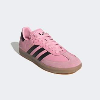 adidas Sneaker ADIDAS PERFORMANCE SAMBA MESSI, Herren, Gr. 42,5, light pink, core schwarz, gum4, Leder, Synthetik, Schuhe Sneaker