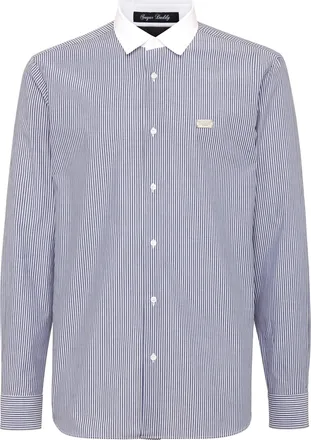 Philipp Plein Shirt Sugar Daddy Cut LS Skull and Plein