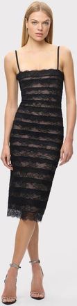 H&eacute;rve L&eacute;ger The Dara Dress in Black at Nordstrom, Size Xx-Small
