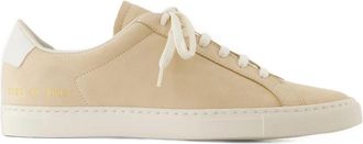 Common Projects Roze Nubuck Sneakers - Leer - Ronde Neus - Dames - Sneakers - Roze - 35 EU - Leer - Schoenen