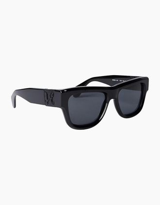 Palm Angels Mens Mens Merrill Rectangle Sunglasses - Black Mtt Dgrey - Size: ONE size