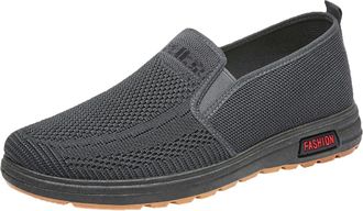 Generic Mens Sneakers Slip On,Casual Shoes Mesh Breathable Boat Shoe Flat Soft Bottom Outdoor Shoes Comfortable Trekking Shoe Lightweight Casual Trainer Fashi