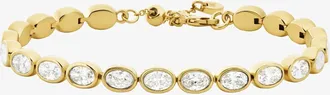 Michael Kors Precious Metal-Plated Cubic Zirconia Tennis Bracelet