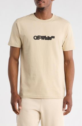 Off-white Spray Paint Arrow Graphic Slim T-Shirt in Brown/black at Nordstrom Rack, Size X-Large