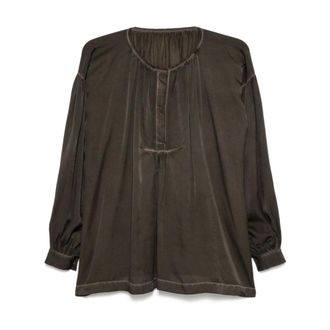 Uma Wang Blouses, female, Brown, Size: S Blouses