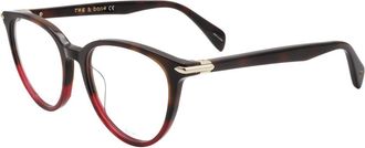 Rag & Bone RNB3027 065T 00 Havana Burgundy 51mm