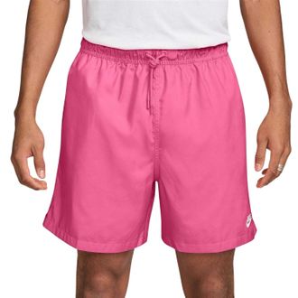 Nike Heren Club Flow geweven trainingsbroek (Roze/Wit)