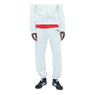 Wales Bonner Sweatpants, male, White, Size: S Wander Track Pant