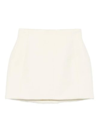 Wardrobe.NYC sculpted mini skirt - women - Polyamide/Wool - M - White