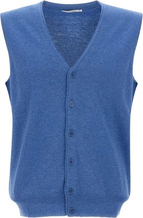 KANGRA Cardigan in lana - Blu