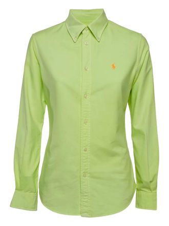 Ralph Lauren pre-owned button-down long-sleeves shirt - Green