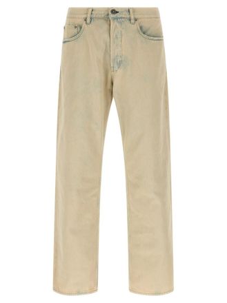 Golden Goose Beige Mid Rise Jeans