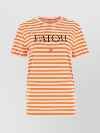 Patou embroidered cotton t-shirt