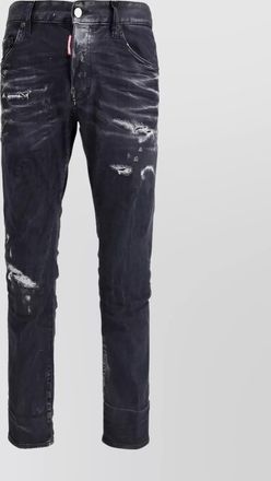 Dsquared2 distressed skater jeans worn effect
