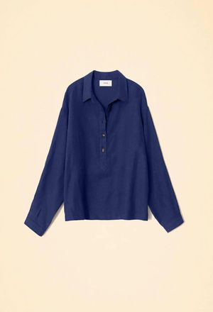 Xirena Womens Booker Top In Aegean Blue