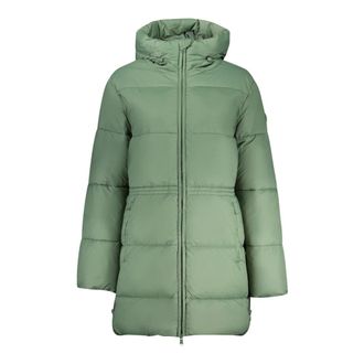 North Sails Jassen, Dames, Groen, XL, Polyester, Patten Gewatteerde Jas