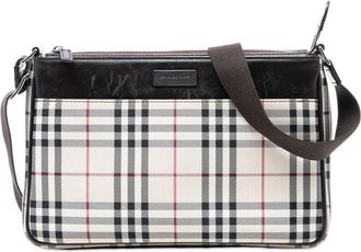 Burberry Pre-owned Burberry House Check Canvas Crossbody VU2N4K4MZON0SWL9