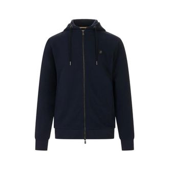 HUGO BOSS Hoodies & sweatvesten, Heren, Blauw, L, Katoen, C-Spence 01 Full-Zip Sweatshirt