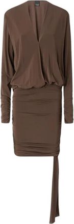 Pinko Pinko, Kleedjes, Dames, Grijs, M, Vestido Aston Martin