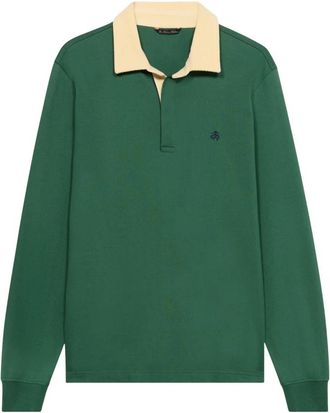 Brooks Brothers Hombre, Camisetas, Verde, Talla: 2XL