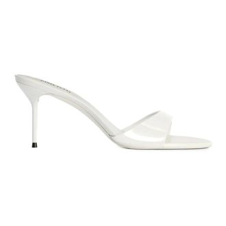 PARIS TEXAS Heeled Mules, female, White, Size: 9 US Lidia 70 Mules