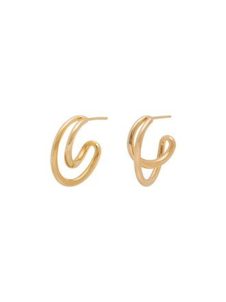 Charlotte Chesnais double C earrings - Gold
