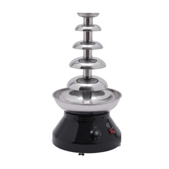 OEM Fuente De Chocolate, Control De Temperatura Ajustable, Gran Capacidad De 3 Kg, Color Negro