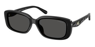 Coach HC8444D CBY86 Asian Fit 500287 Womens Sunglasses Black Size 57