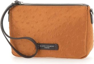 Gianni Chiarini Tassen, Dames, Oranje, ONE Size, Leer, Nora Pouch