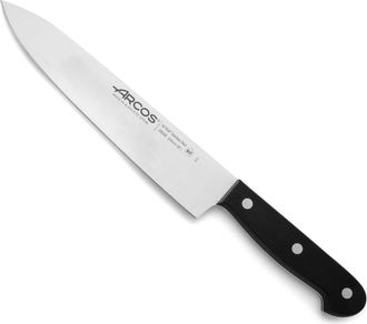 Arcos Cuchillo cocinero de acero inoxidable nitrum 200 mm mango negro