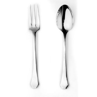 Mepra Moretto Serving Set - 2 Pieces in Silver at Nordstrom