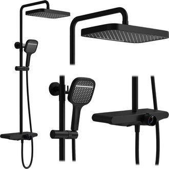 Rea Rea - Conjunto De Ducha Bari Black