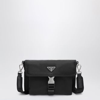Prada Custodia per telefono nera in Re-Nylon