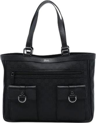 Gucci Pre-owned Abbey D-Ring Tote - Pre-owned - Mujer - Negro - ONE SIZE