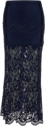 Paco Rabanne Lace Midi Skirt