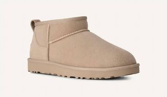UGG Womens Classic Ultra Mini Boot In Moon Light